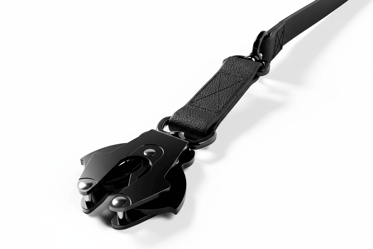1.4m Billowthane® Swivel Lead | Waterproof - Matte Black