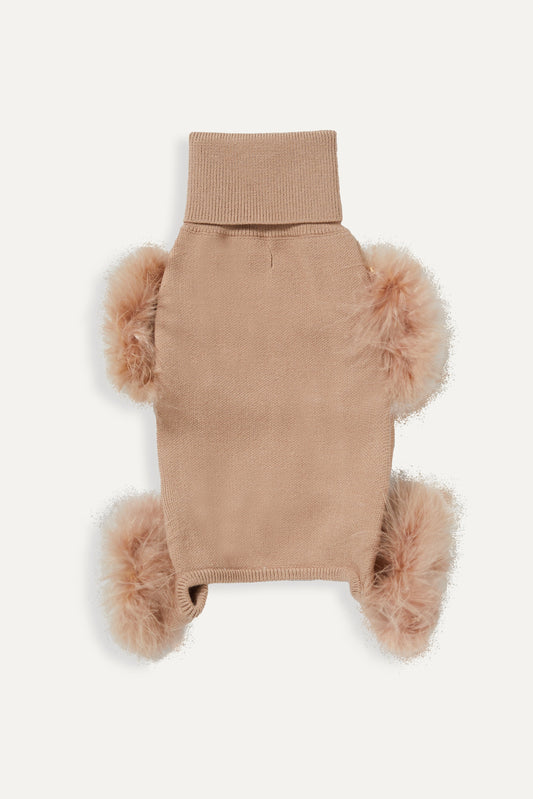 Feather Knit Cozy Onesie