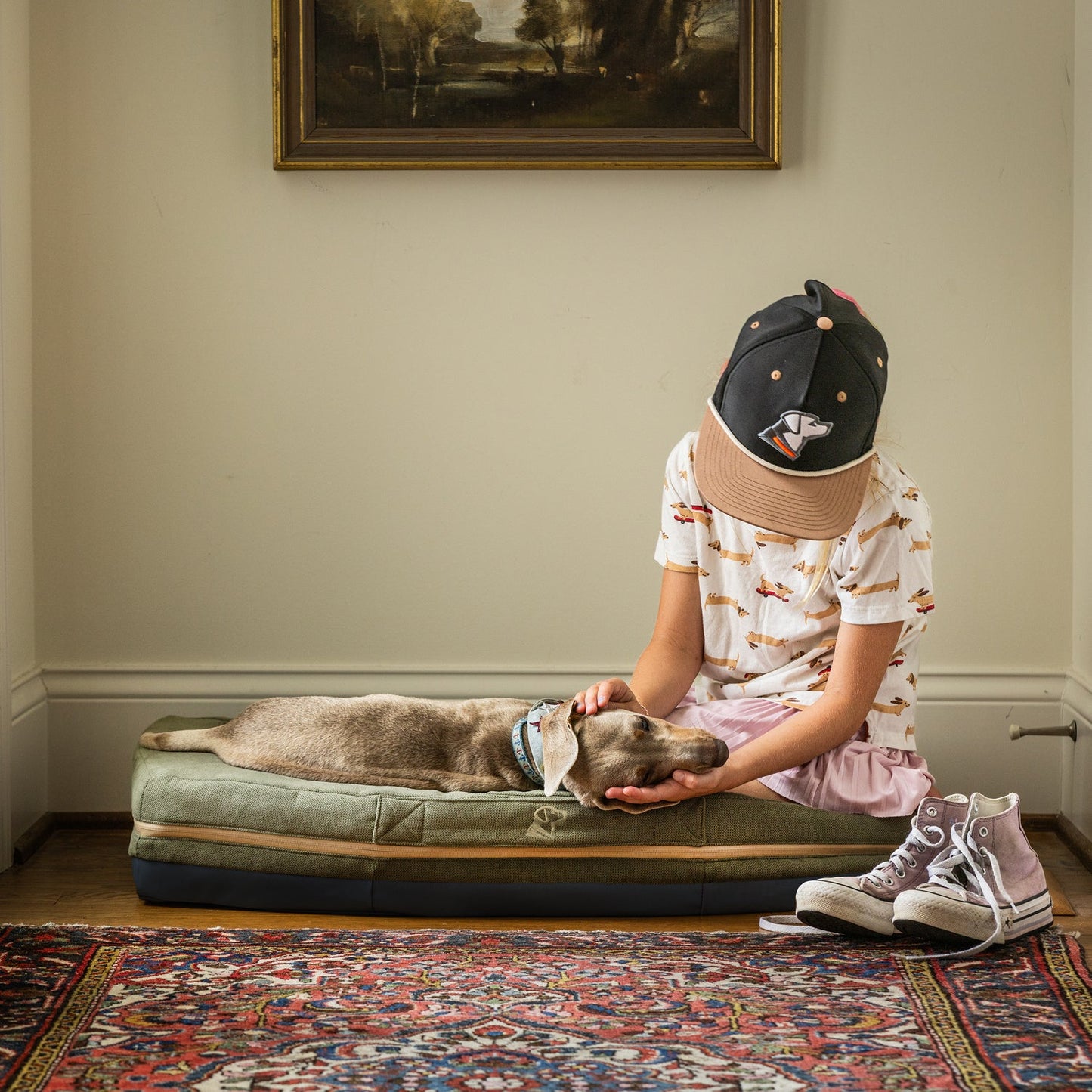 HOMESTEAD DOG BED Treeline Green