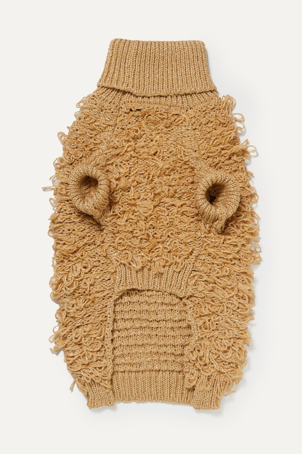 Metallic Curly Knit Sweater