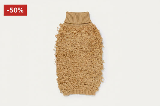 Metallic Curly Knit Sweater