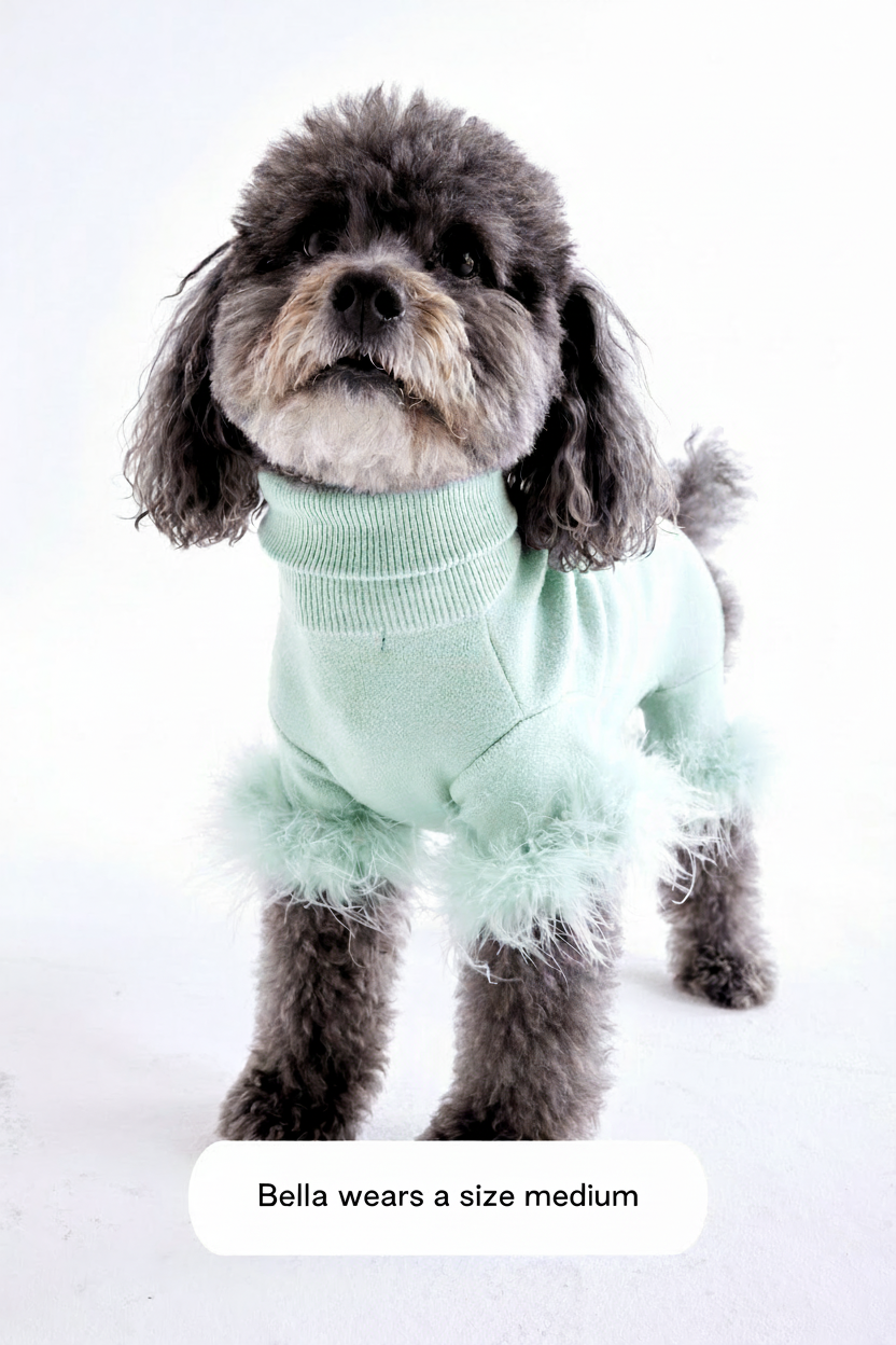 Feather Knit Cozy Onesie