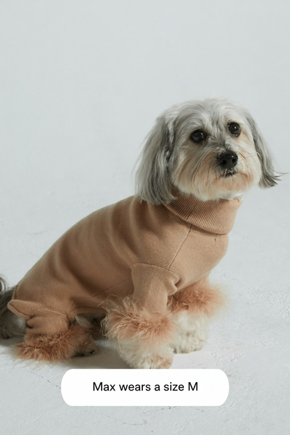 Feather Knit Cozy Onesie