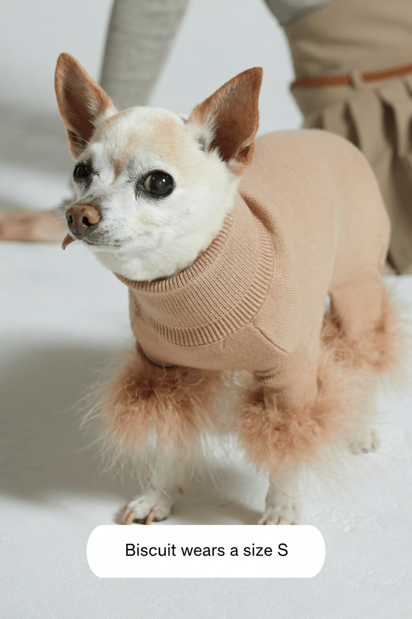 Feather Knit Cozy Onesie