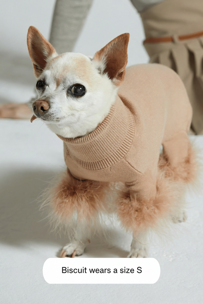 Feather Knit Cozy Onesie