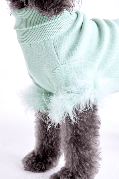 Feather Knit Cozy Onesie