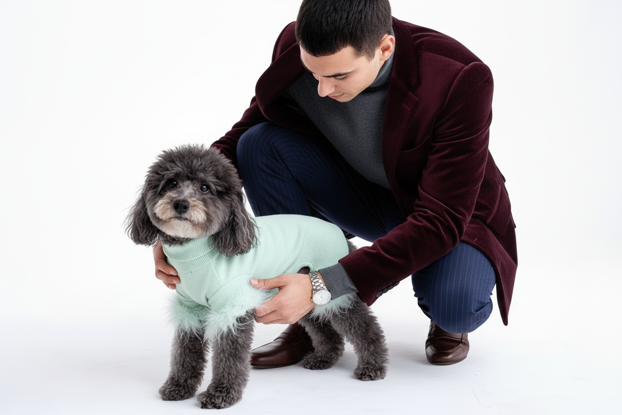 Feather Knit Cozy Onesie