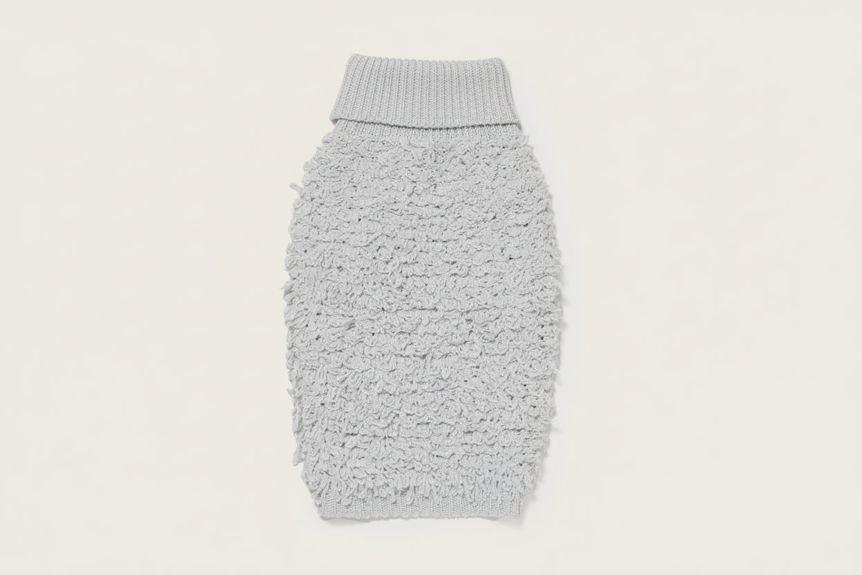 Metallic Curly Knit Sweater
