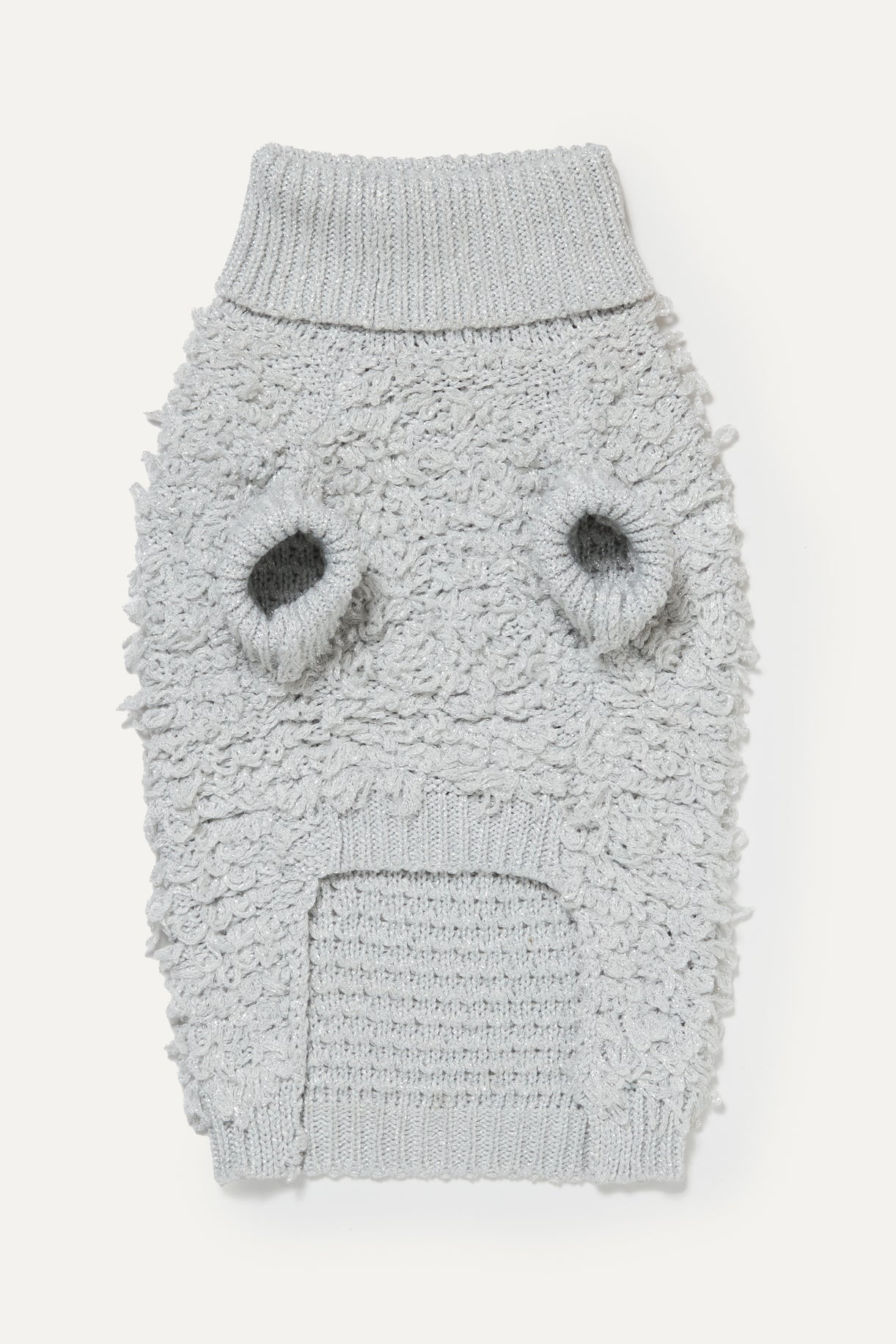 Metallic Curly Knit Sweater