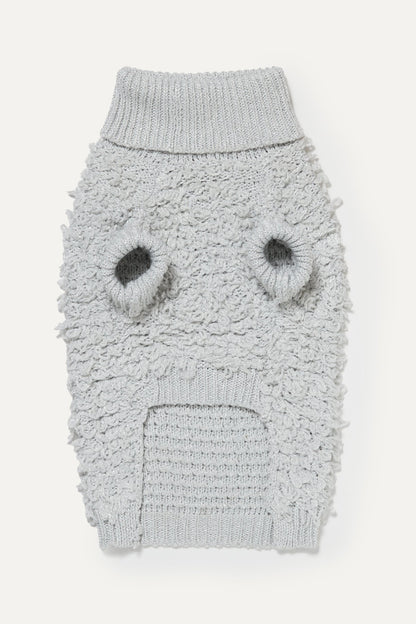 Metallic Curly Knit Sweater
